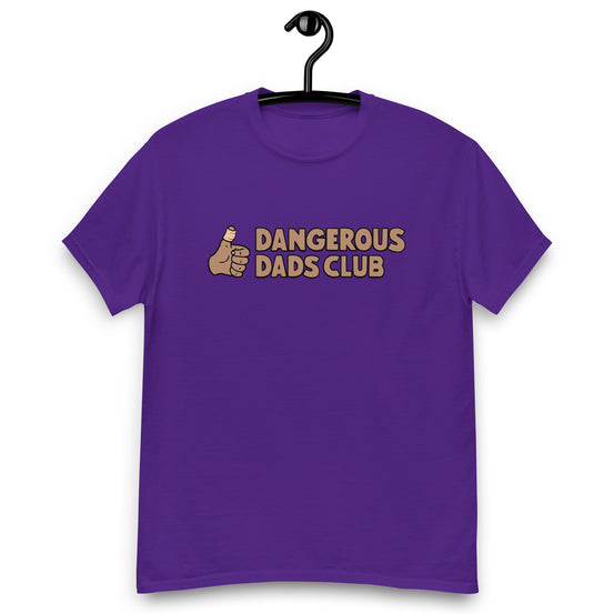 Dangerous Dads Club T-Shirt - Brown logo - tan thumb