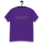 Dangerous Dads Club T-Shirt - Grey outline logo