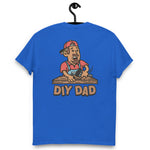 DIY Brown Hair Tan Skin Tone No-Glasses Moustache & Chin Beard Dad T-Shirt