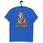 DIY Blond Hair Light Skin Tone Glasses Moustache Dad T-Shirt