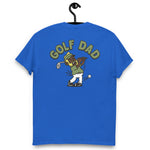 Golf Blond Hair Dark Skin Tone No-Glasses Beard Dad T-Shirt