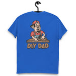 DIY Black Hair Light Skin Tone No-Glasses Moustache & Chin Beard Dad T-Shirt