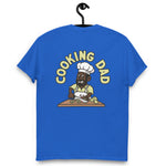Cooking Black Hair Dark Skin Tone No-Glasses Beard Dad T-Shirt