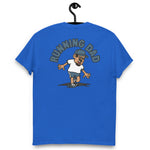 Running Black Hair Tan Skin Tone Glasses Moustache & Chin Beard Dad T-Shirt