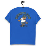 Running Blond Hair Tan Skin Tone Glasses Stubble Dad T-Shirt