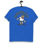 Running Brown Hair Light Skin Tone No-Glasses Beard Dad T-Shirt