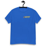 Dangerous Dads Club T-Shirt - yellow logo with tan thumb