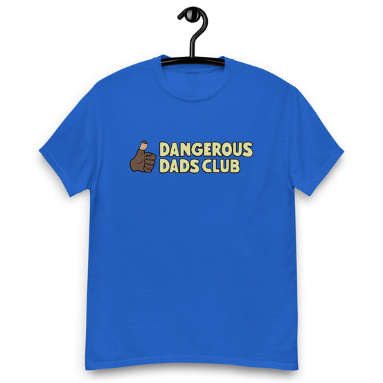 Dangerous Dads Club T-Shirt - yellow logo-dark thumb