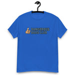 Dangerous Dads Club T-Shirt - Blue logo - tan thumb