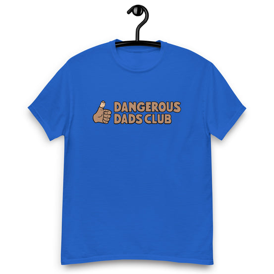 Dangerous Dads Club T-Shirt - Brown logo - tan thumb