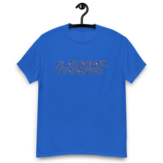 Dangerous Dads Club T-Shirt - Red-blue outline logo