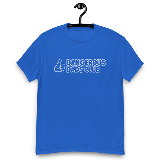 Dangerous Dads Club T-Shirt - White outline logo