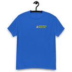 Tennis Black Hair Light Skin Tone No-Glasses Long Stubble Dad T-Shirt