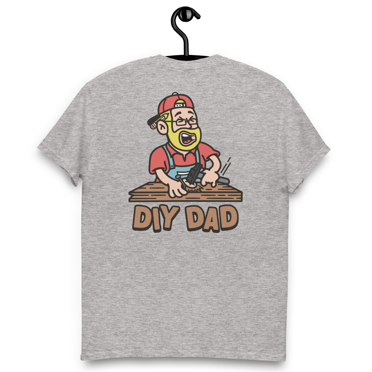 DIY Blond Hair Light Skin Tone Glasses Beard Dad T-Shirt