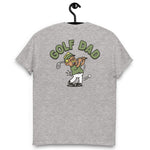 Golf Blond Hair Tan Skin Tone Glasses Moustache Dad T-Shirt