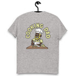 Cooking Blond Hair Dark Skin Tone No-Glasses Beard Dad T-Shirt