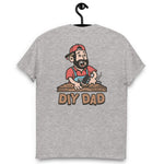 DIY Black Hair Light Skin Tone No-Glasses Beard Dad T-Shirt