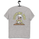 Cooking Black Hair Light Skin Tone No-Glasses Moustache Dad T-Shirt