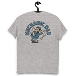 Mechanic Black Hair Light Skin Tone Glasses Beard Dad T-Shirt