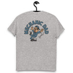 Mechanic Black Hair Tan Skin Tone Glasses Moustache & Chin Beard Dad T-Shirt