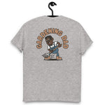 Gardening Black Hair Dark Skin Tone Glasses Short Moustache & Chin Beard Dad T-Shirt