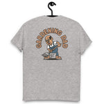 Gardening Black Hair Tan Skin Tone Glasses Bald Moustache Dad T-Shirt