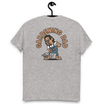 Gardening Black Hair Tan Skin Tone Glasses Long Moustache & Chin Beard Dad T-Shirt