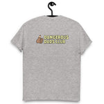 Dangerous Dads Club T-Shirt - yellow logo with tan thumb