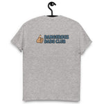Dangerous Dads Club T-Shirt - Blue logo with tan thumb