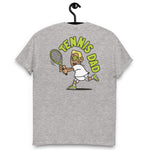 Tennis Blond Hair Tan Skin Tone Glasses Medium Stubble Dad T-Shirt