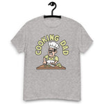 Cooking Black Hair Light Skin Tone Glasses Moustache Dad T-Shirt