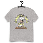 Cooking Black Hair Light Skin Tone No-Glasses Stubble Dad T-Shirt