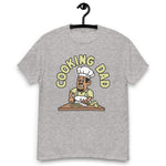 Cooking Black Hair Tan Skin Tone No-Glasses Moustache & Chin Beard Dad T-Shirt