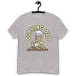 Cooking Blond Hair Light Skin Tone No-Glasses Moustache Dad T-Shirt