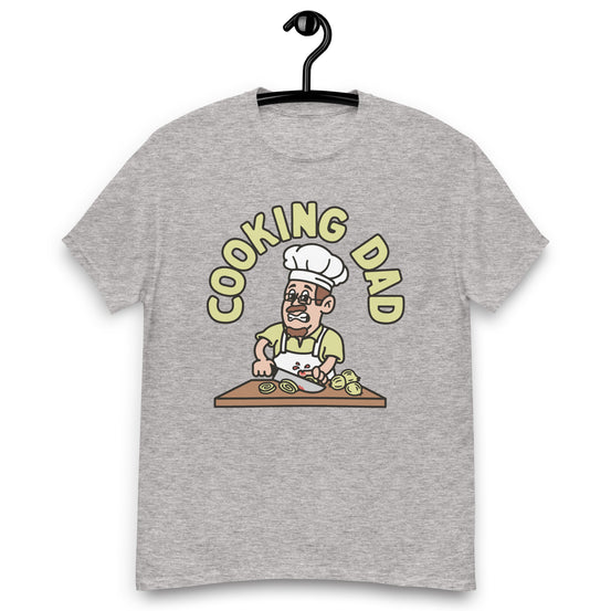 Cooking Brown Hair Light Skin Tone Glasses Moustache & Chin Beard Dad T-Shirt