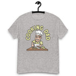 Cooking Brown Hair Light Skin Tone No-Glasses Stubble Dad T-Shirt