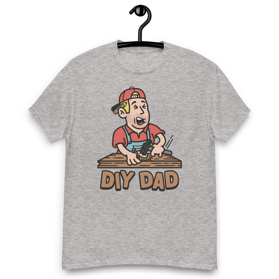 DIY Blond Hair Light Skin Tone No-Glasses Stubble Dad T-Shirt