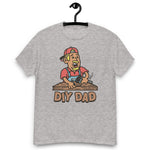 DIY Blond Hair Tan Skin Tone No-Glasses Moustache & Chin Beard Dad T-Shirt