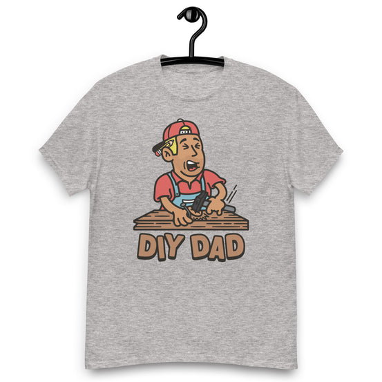 DIY Blond Hair Tan Skin Tone No-Glasses Stubble Dad T-Shirt