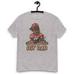 DIY Brown Hair Dark Skin Tone Glasses Beard Dad T-Shirt