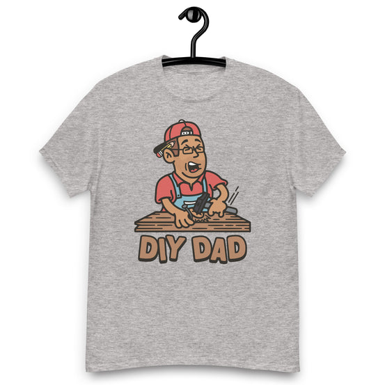 DIY Brown Hair Tan Skin Tone Glasses Stubble Dad T-Shirt