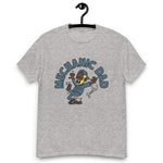 Mechanic Blond Hair Dark Skin Tone Glasses Beard Dad T-Shirt