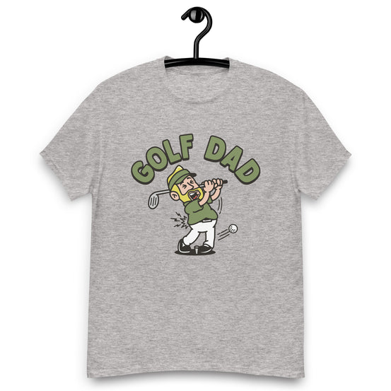 Golf Blond Hair Light Skin Tone No-Glasses Beard Dad T-Shirt