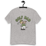 Golf Blond Hair Light Skin Tone No-Glasses Moustache Dad T-Shirt