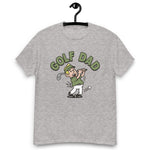 Golf Blond Hair Light Skin Tone No-Glasses Stubble Dad T-Shirt