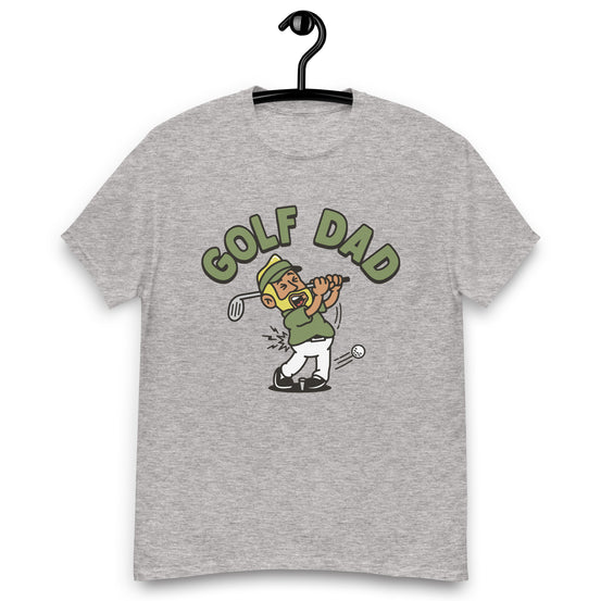 Golf Blond Hair Tan Skin Tone No-Glasses Beard Dad T-Shirt
