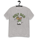 Golf Blond Hair Tan Skin Tone No-Glasses Moustache Dad T-Shirt