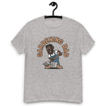 Gardening Black Hair Dark Skin Tone Glasses Short Beard Dad T-Shirt