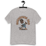 Gardening Black Hair Dark Skin Tone Glasses Short Moustache & Chin Beard Dad T-Shirt