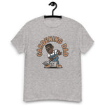 Gardening Black Hair Dark Skin Tone Glasses Short Moustache Dad T-Shirt